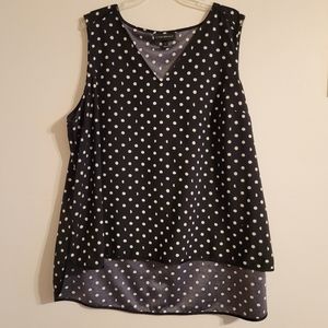 Lane Bryant Polka Dot Sleeveless Top 22